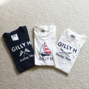 Nautical Gilly Hicks T-Shirts | L | Set of 3